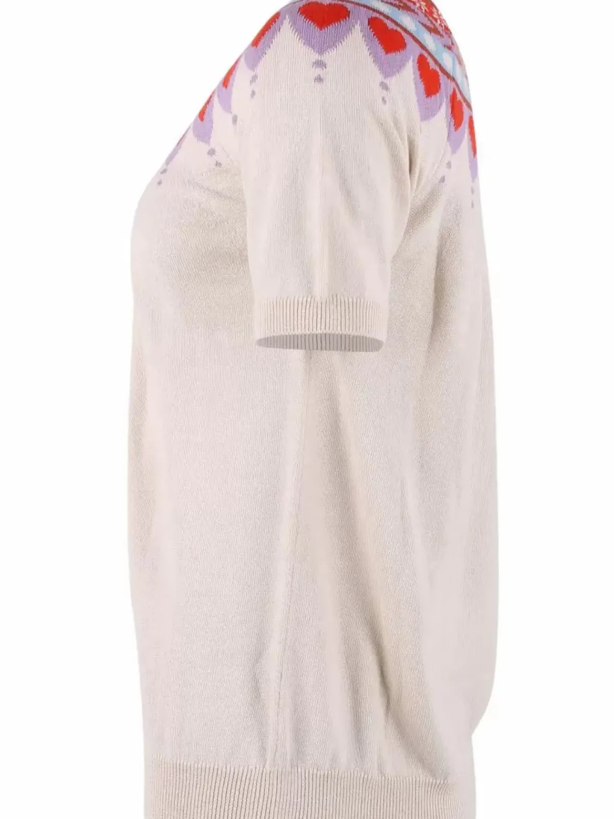 Danefæ Strickwaren>Danehope Cotton Knit Sweater Tee Chalk