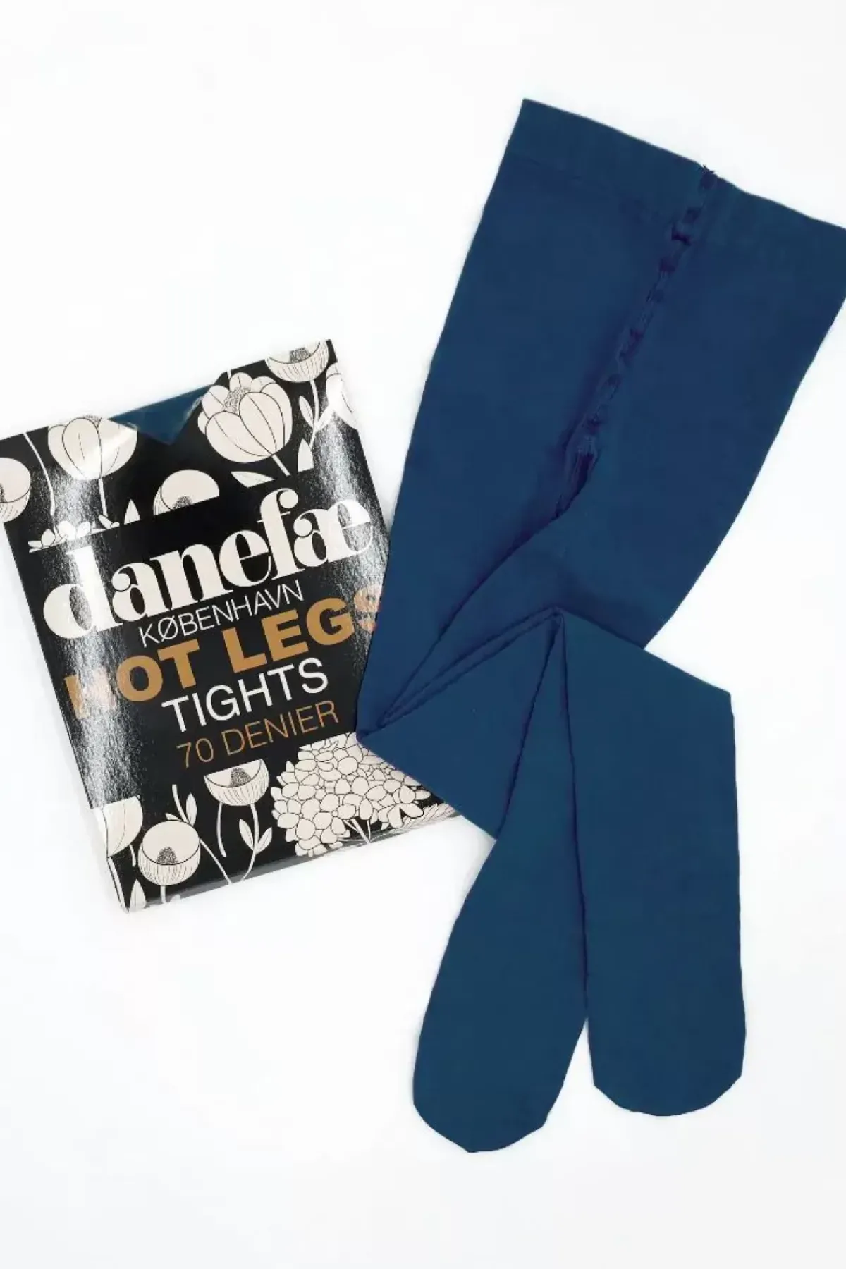 Danefæ Strumpfhosen>Danehot Legs Tights 70Den Navy Peony