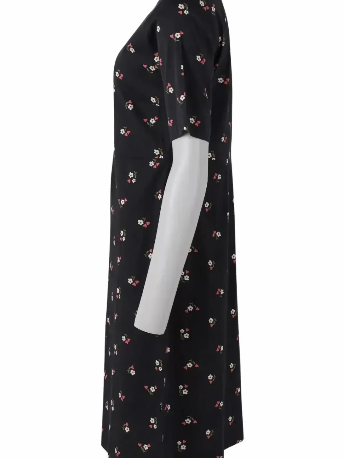 Danefæ Kleider>Danehyacinth Dress Black Miniflower