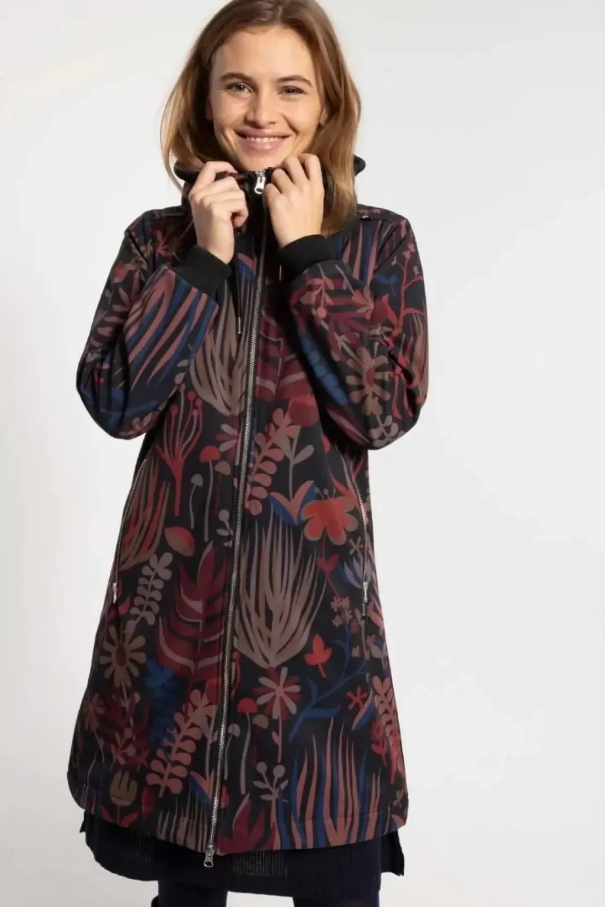 Danefæ Softshell-Jacken>Danejane Softshell Black/Beige Rose Walkabout