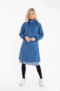 Danefæ Softshell-Jacken>Danejane Softshell Indigo/Lt Beige Fundots
