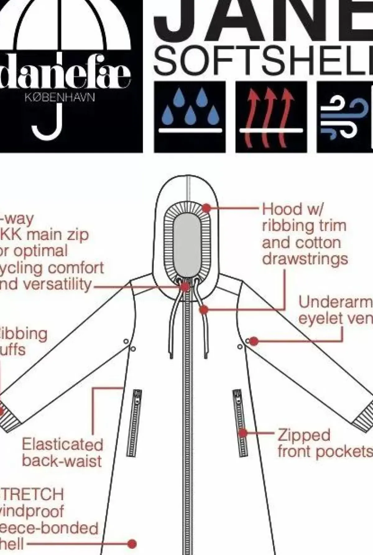 Danefæ Softshell-Jacken>Danejane Softshell Light Amber