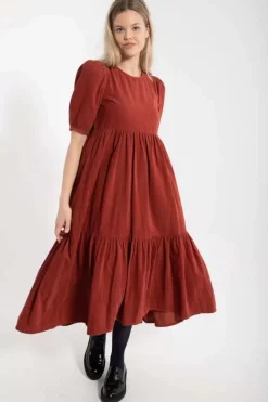 Danefæ Kleider>Danejuli Cord Dress Old Rose