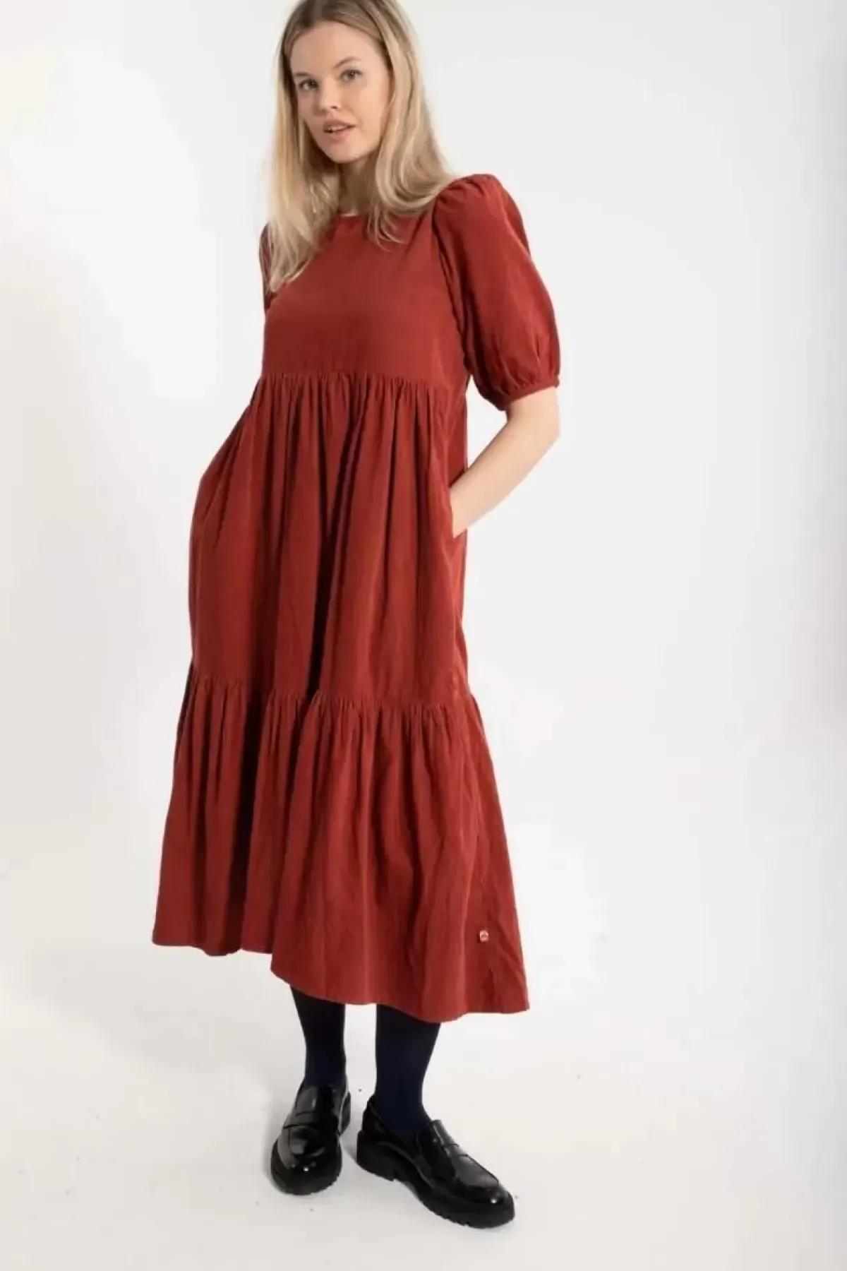 Danefæ Kleider>Danejuli Cord Dress Old Rose