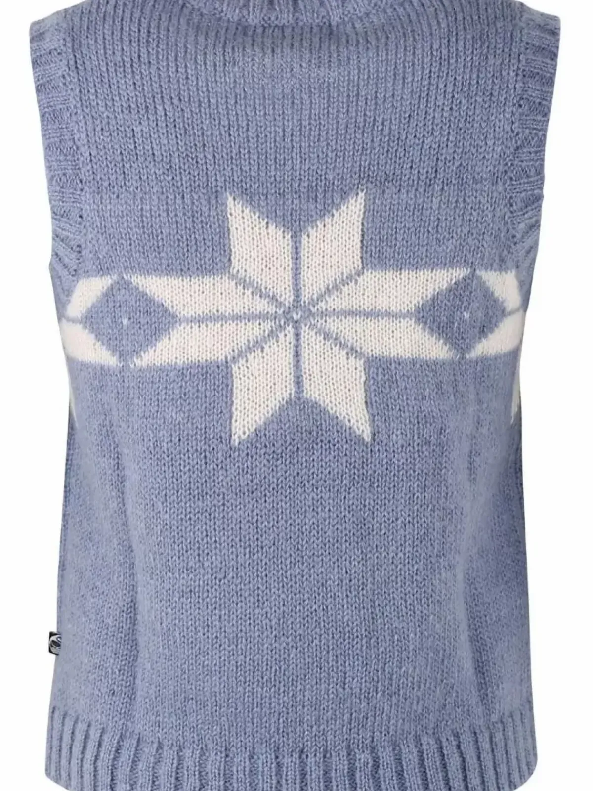 Danefæ Strickwaren>Daneklaksvik Flakes Vest Porcelaine/Chalk