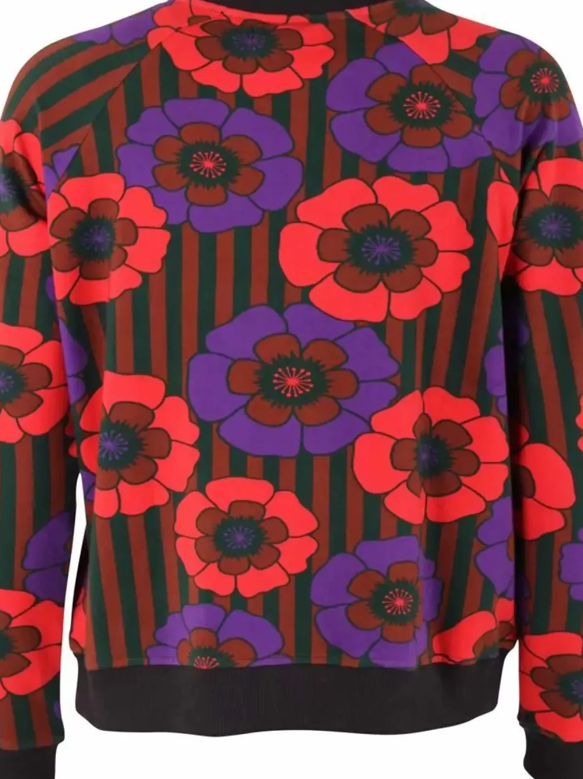 Danefæ Sweatshirts>Daneklausen Moleton Sweat Rust/Viola Power Flower