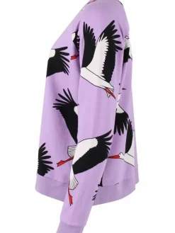 Danefæ Sweatshirts>Daneklausen Moleton Sweat Viola Big Stork