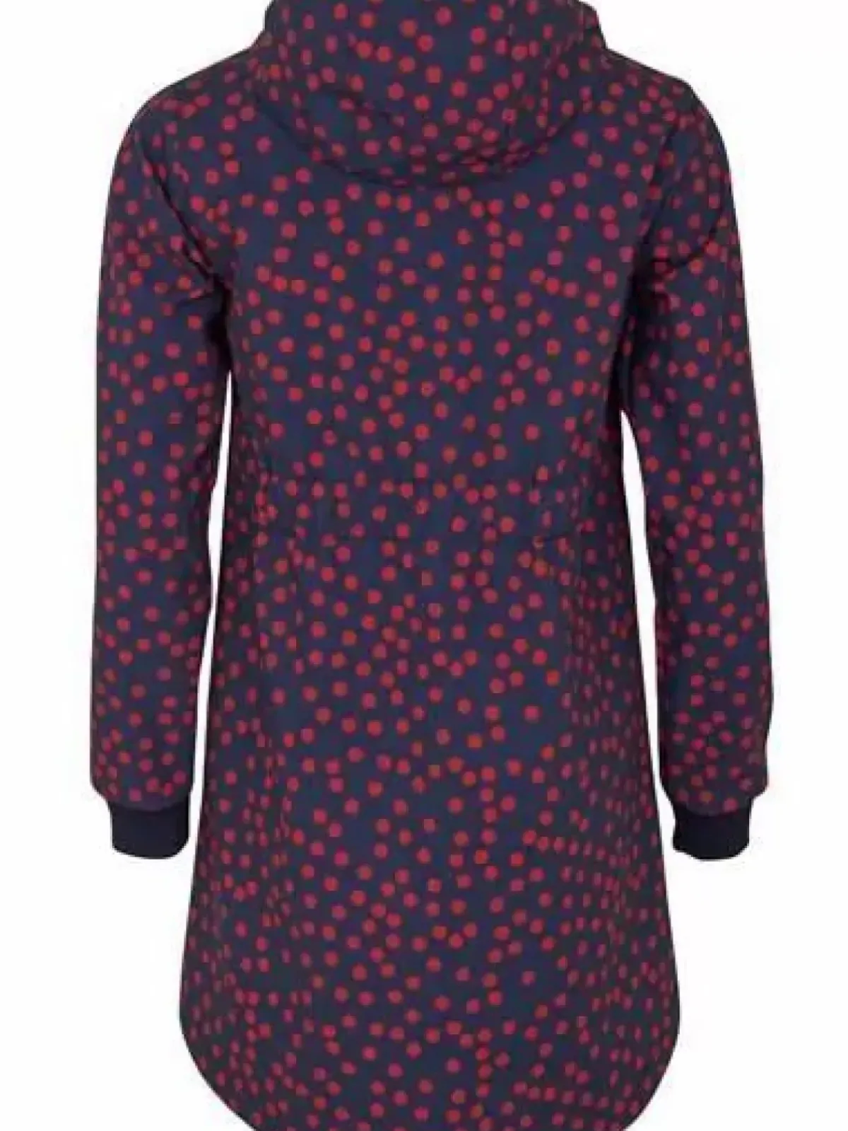 Danefæ Softshell-Jacken>Danelaura Softshell Navy/Red Fundots
