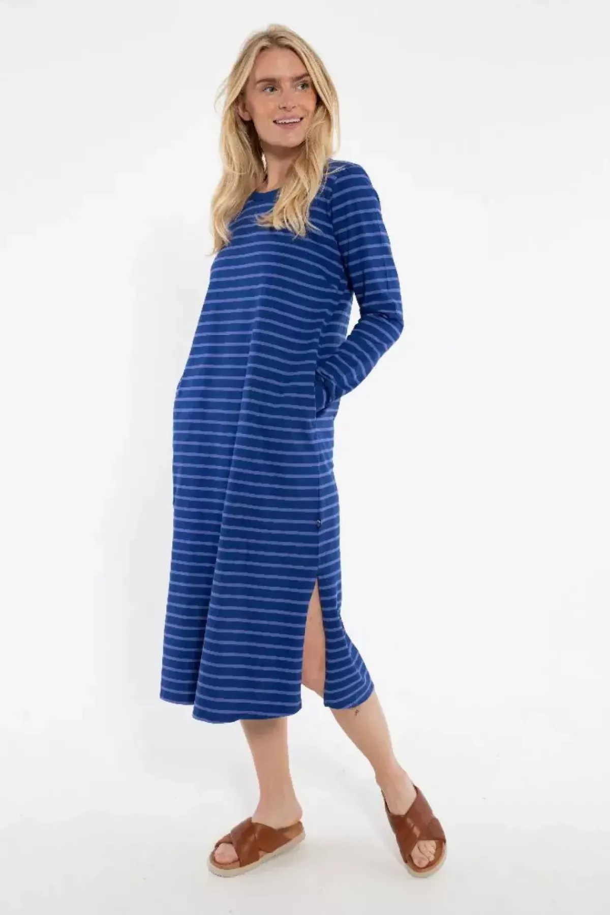 Danefæ Kleider>Danelea Dress Deep Marine/Viola