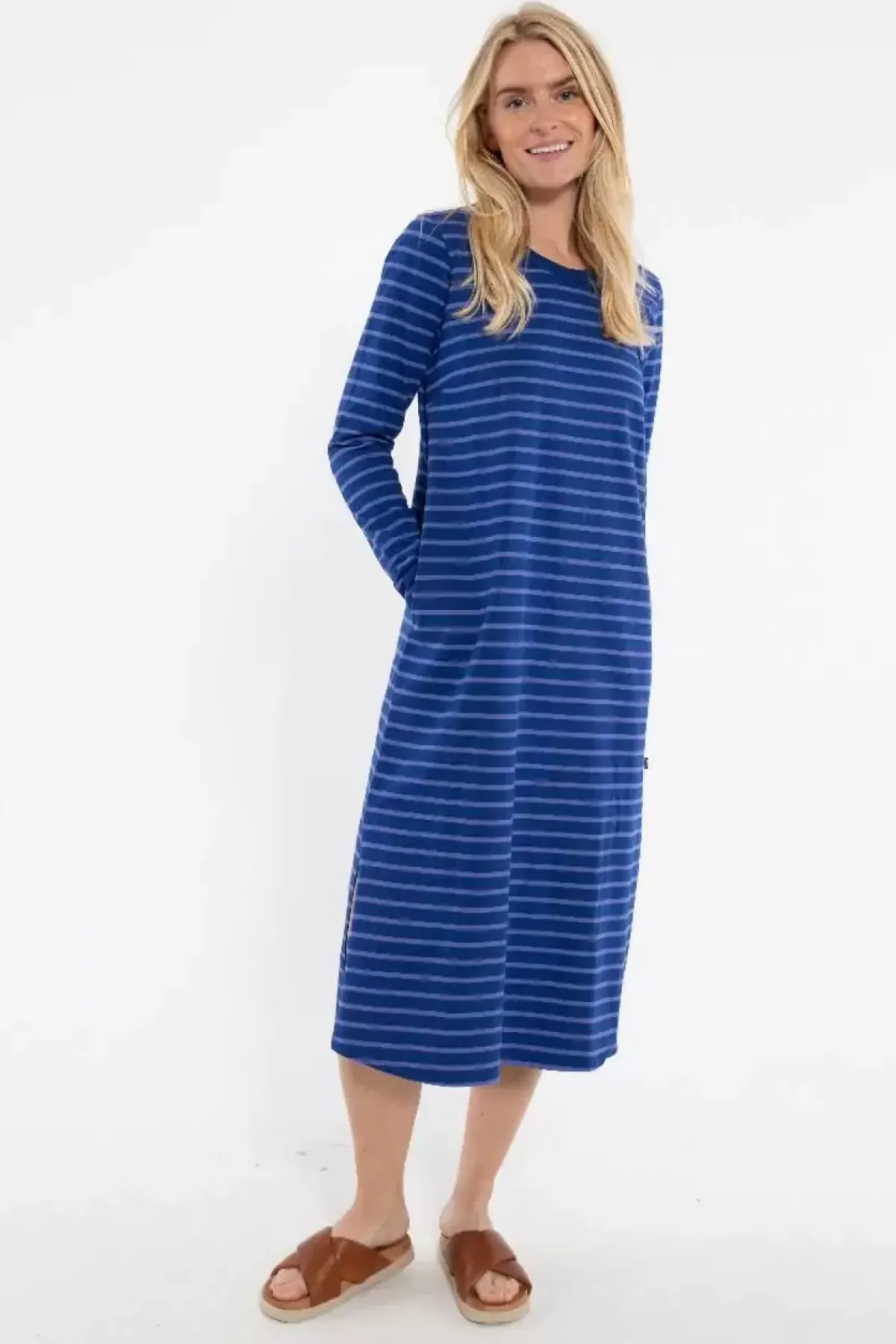 Danefæ Kleider>Danelea Dress Deep Marine/Viola