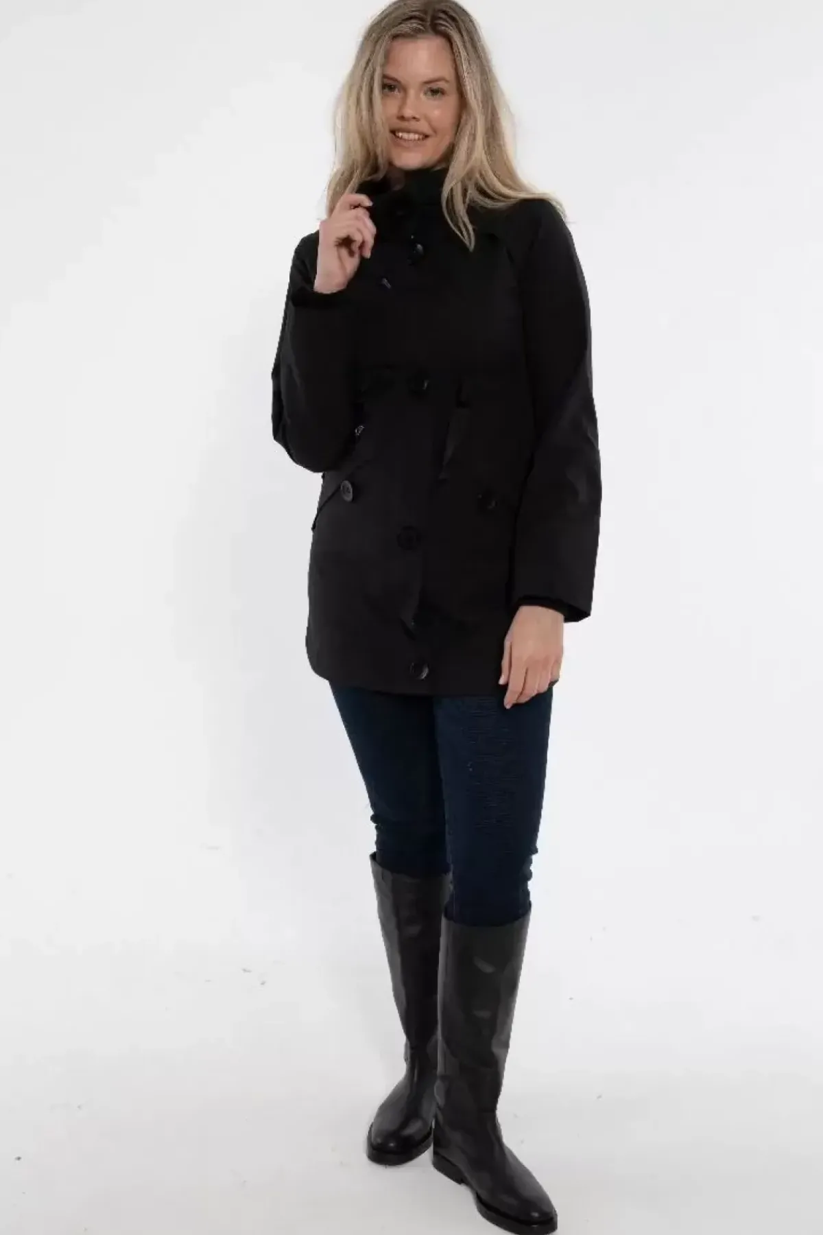 Danefæ Übergangsjacken>Danelene Midseason Jacket Black (Black Liner)