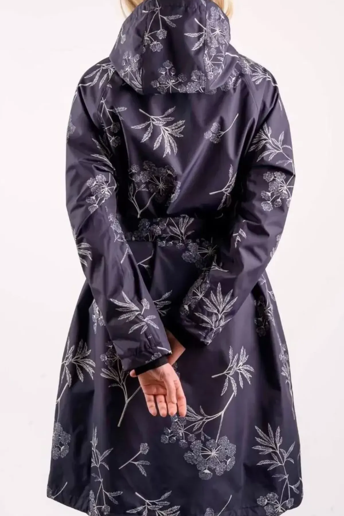 Danefæ Regenjacken>Danelisabeth Raincoat Black Hemlock