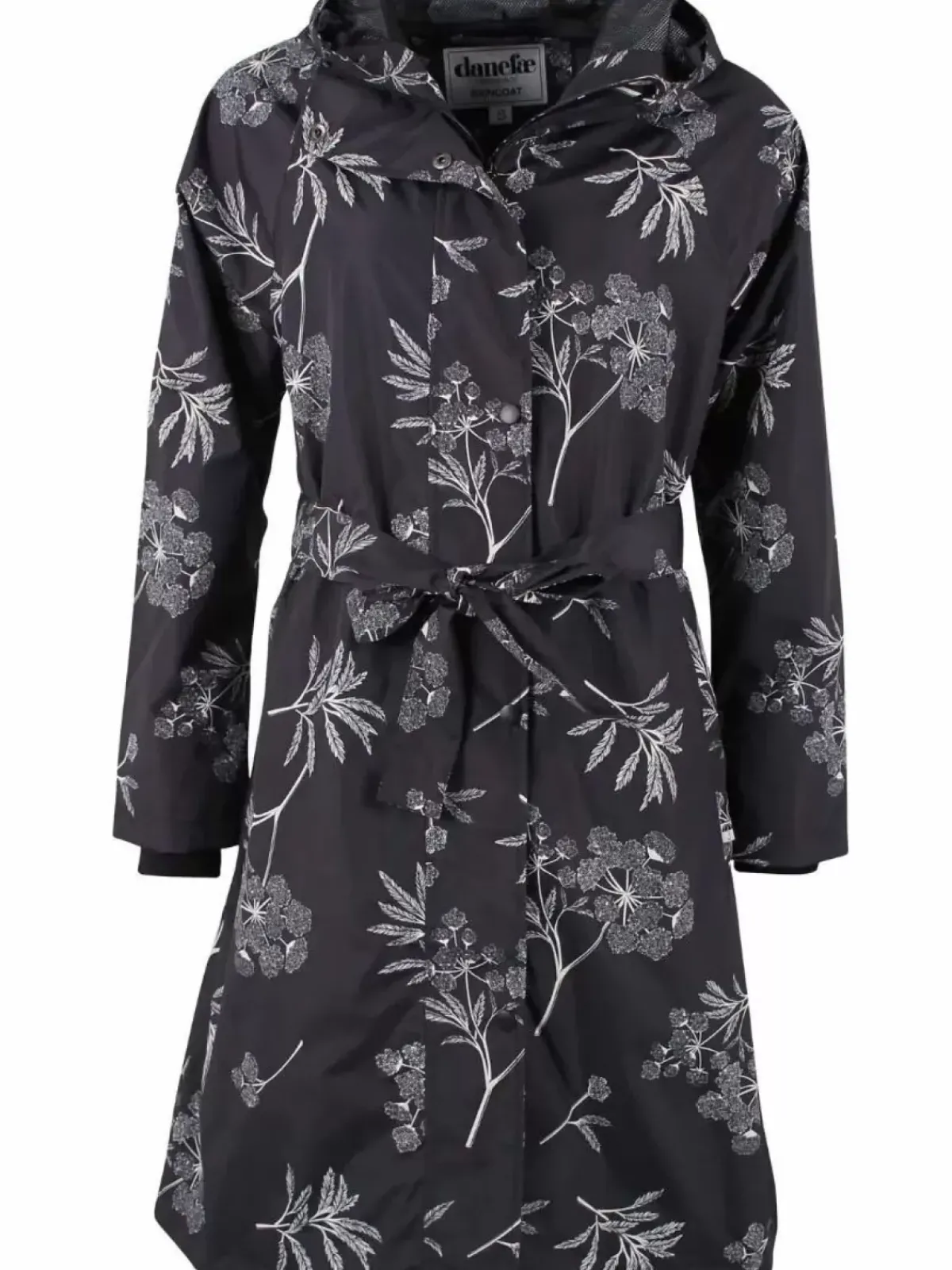 Danefæ Regenjacken>Danelisabeth Raincoat Black Hemlock