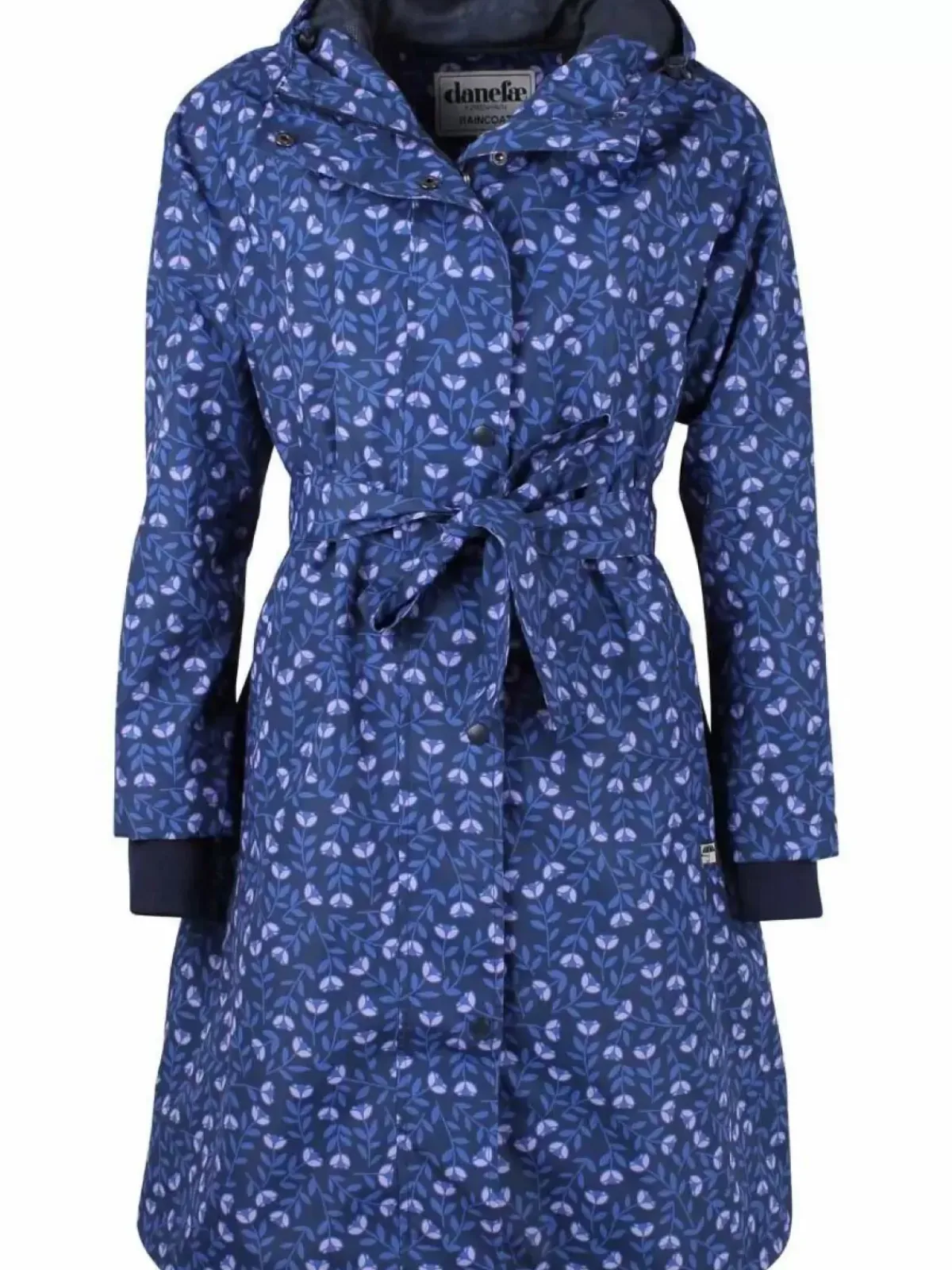 Danefæ Regenjacken>Danelisabeth Raincoat Navy/Lilac Fleurie