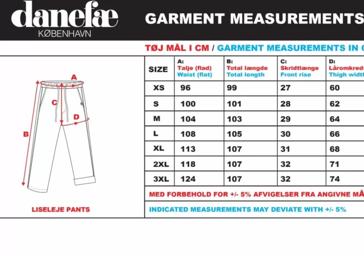 Danefæ Hosen>Daneliseleje Chambrey Pants Dk Indigo