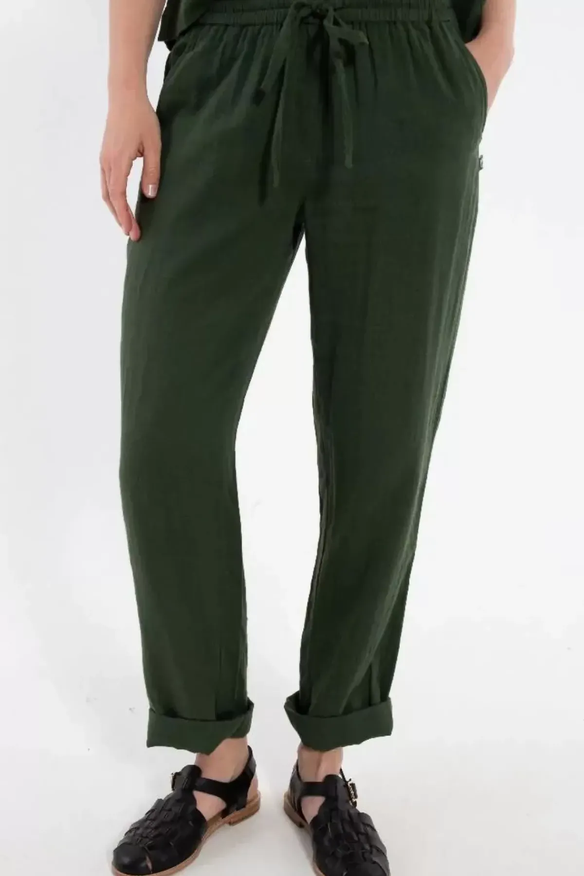 Danefæ Hosen>Daneliseleje Cloth Pants Dk Army