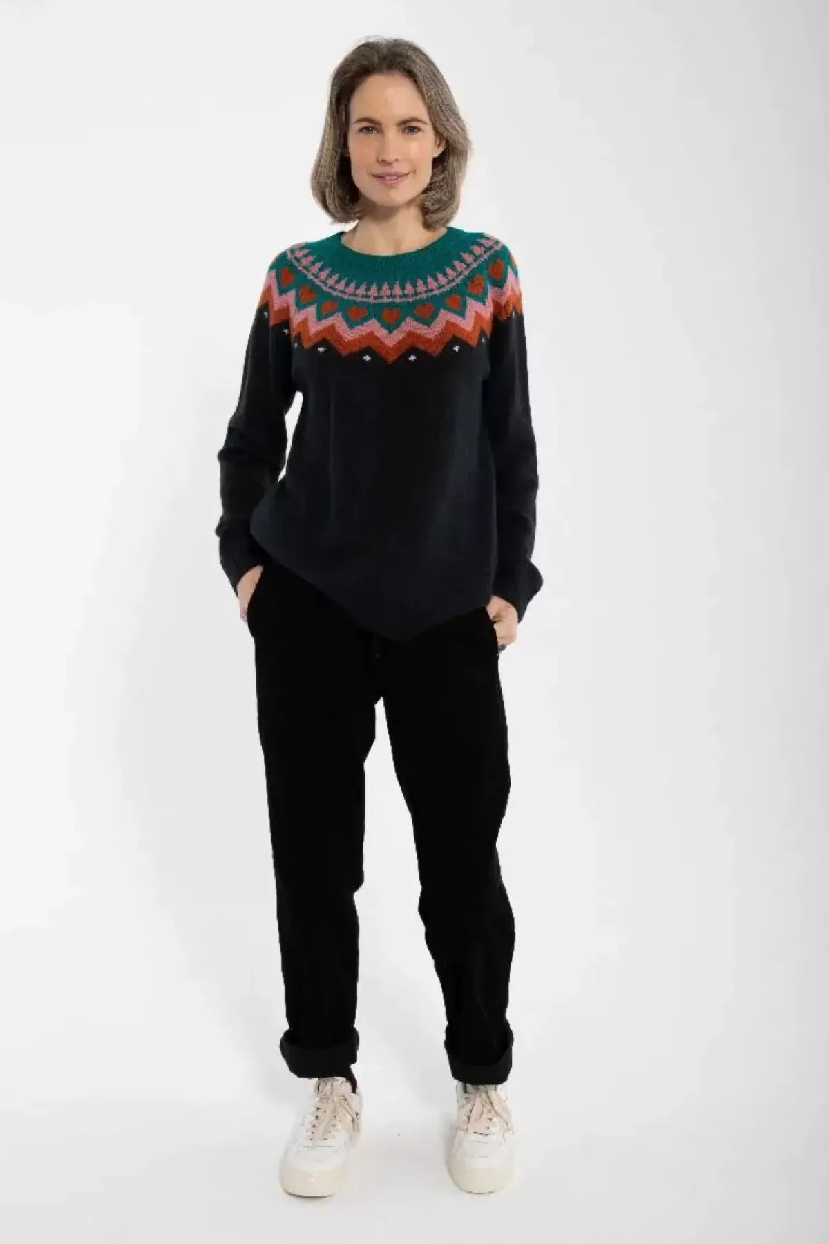 Danefæ Hosen>Daneliseleje Cord Pants Black