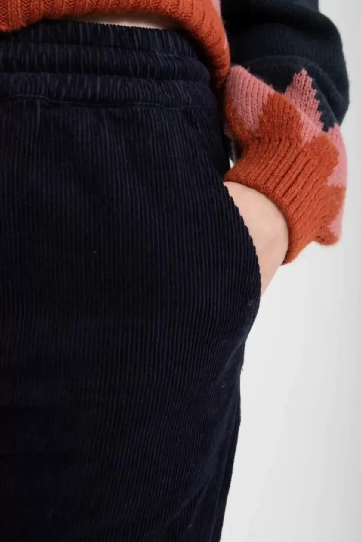 Danefæ Hosen>Daneliseleje Cord Pants Dk Navy