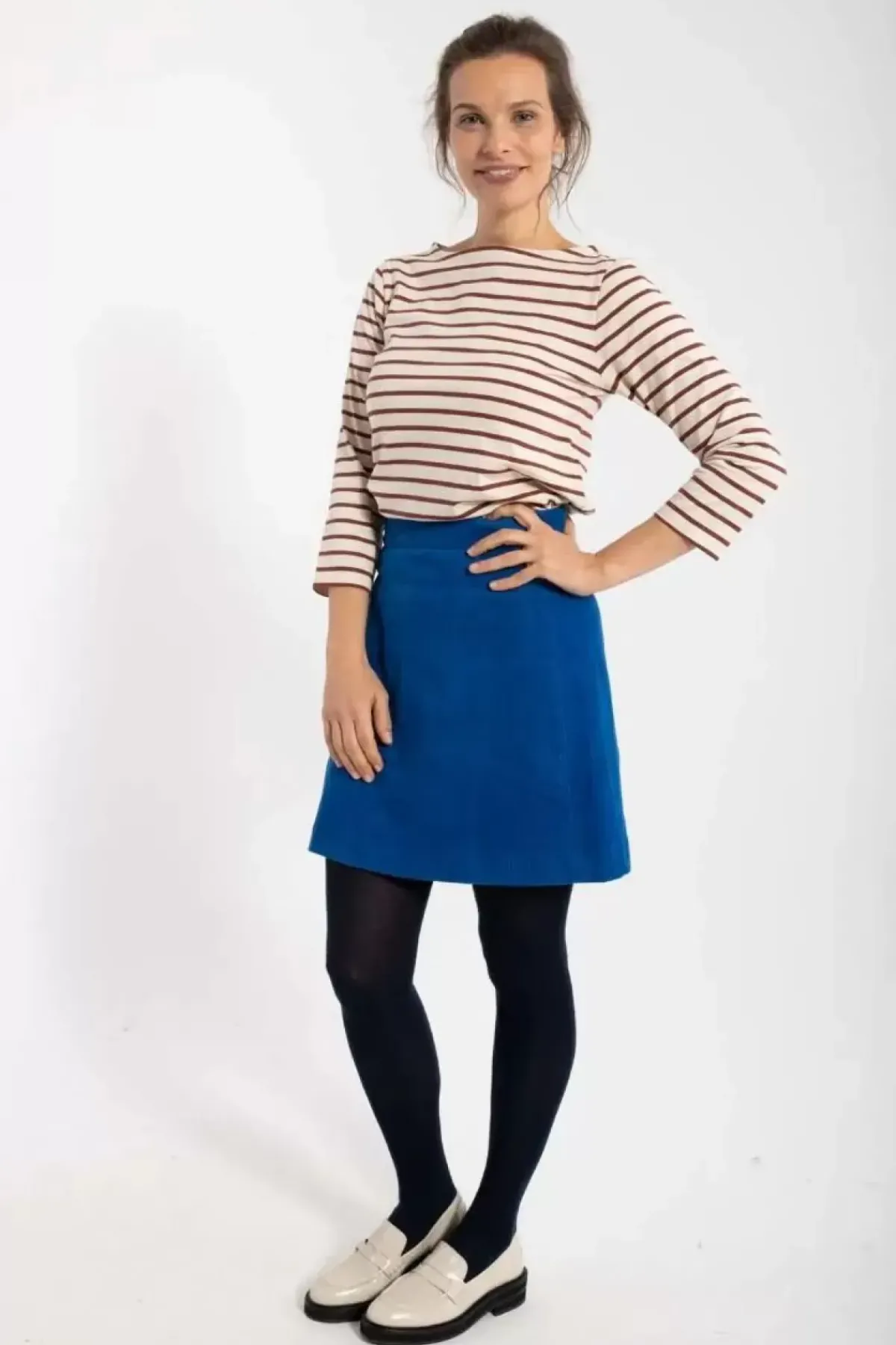 Danefæ Röcke>Danelondon Cord Skirt Blue