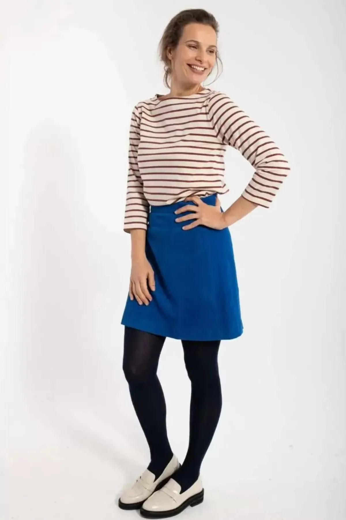 Danefæ Röcke>Danelondon Cord Skirt Blue