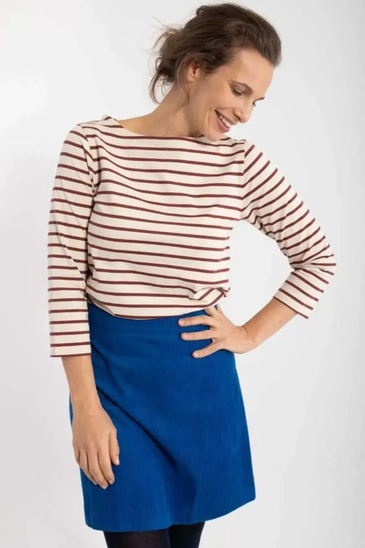 Danefæ Röcke>Danelondon Cord Skirt Blue