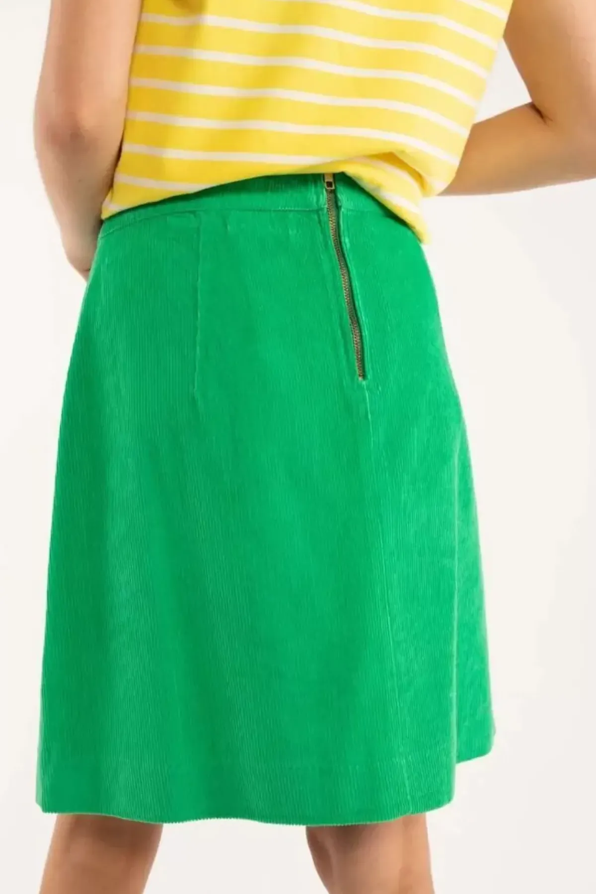 Danefæ Röcke>Danelondon Cord Skirt Green