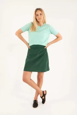 Danefæ Röcke>Danelondon Cord Skirt Rover Khaki