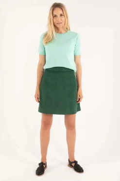 Danefæ Röcke>Danelondon Cord Skirt Rover Khaki