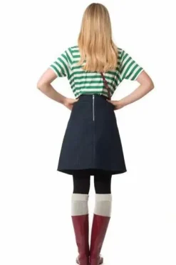Danefæ Röcke>Danelondon Denim Skirt Dark Blue