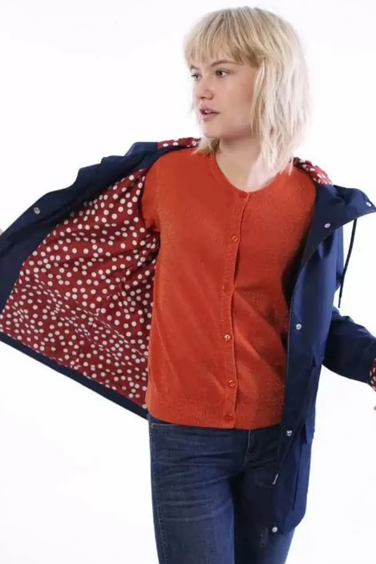 Danefæ Regenjacken>Danelotta Rain Coat Navy
