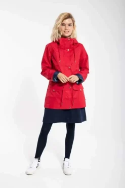 Danefæ Regenjacken>Danelotta Rain Coat Red