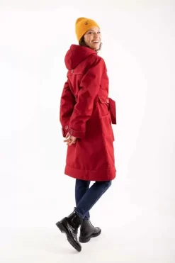Danefæ Winterjacken>Danelse Stretch Winter Jacket Dark Red