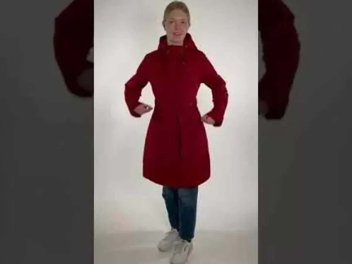 Danefæ Winterjacken>Danelse Stretch Winter Jacket Dark Red