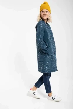 Danefæ Thermokleidung>Danelykke Thermo Jacket Deep Ocean Gold Confetti