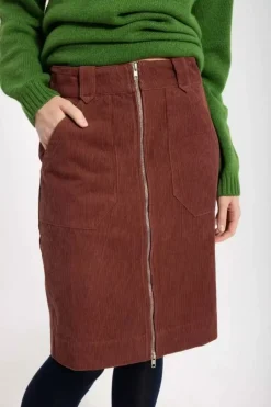 Danefæ Röcke>Danemadelaine Cord Skirt Beige Rose