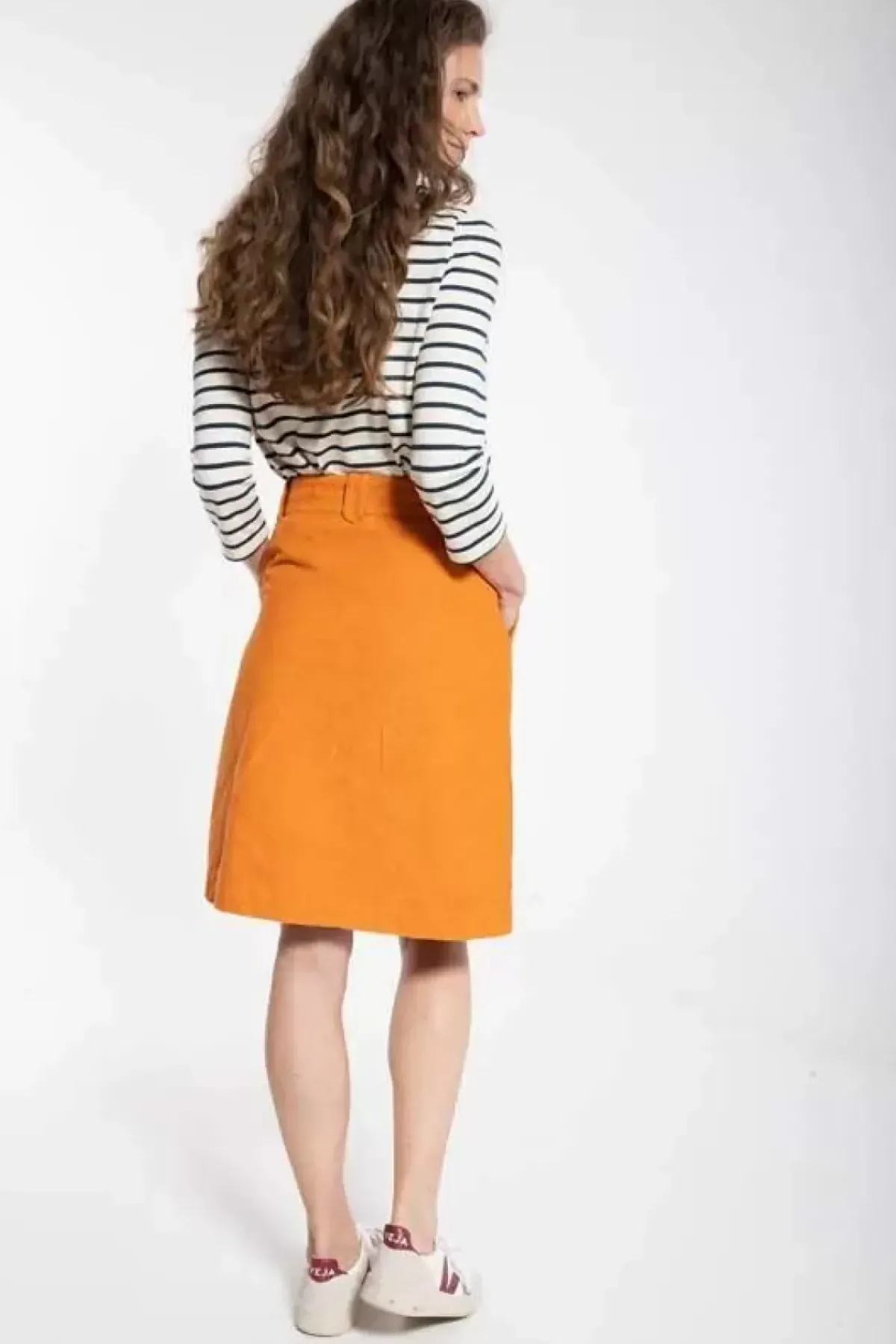 Danefæ Röcke>Danemadelaine Cord Skirt Honey