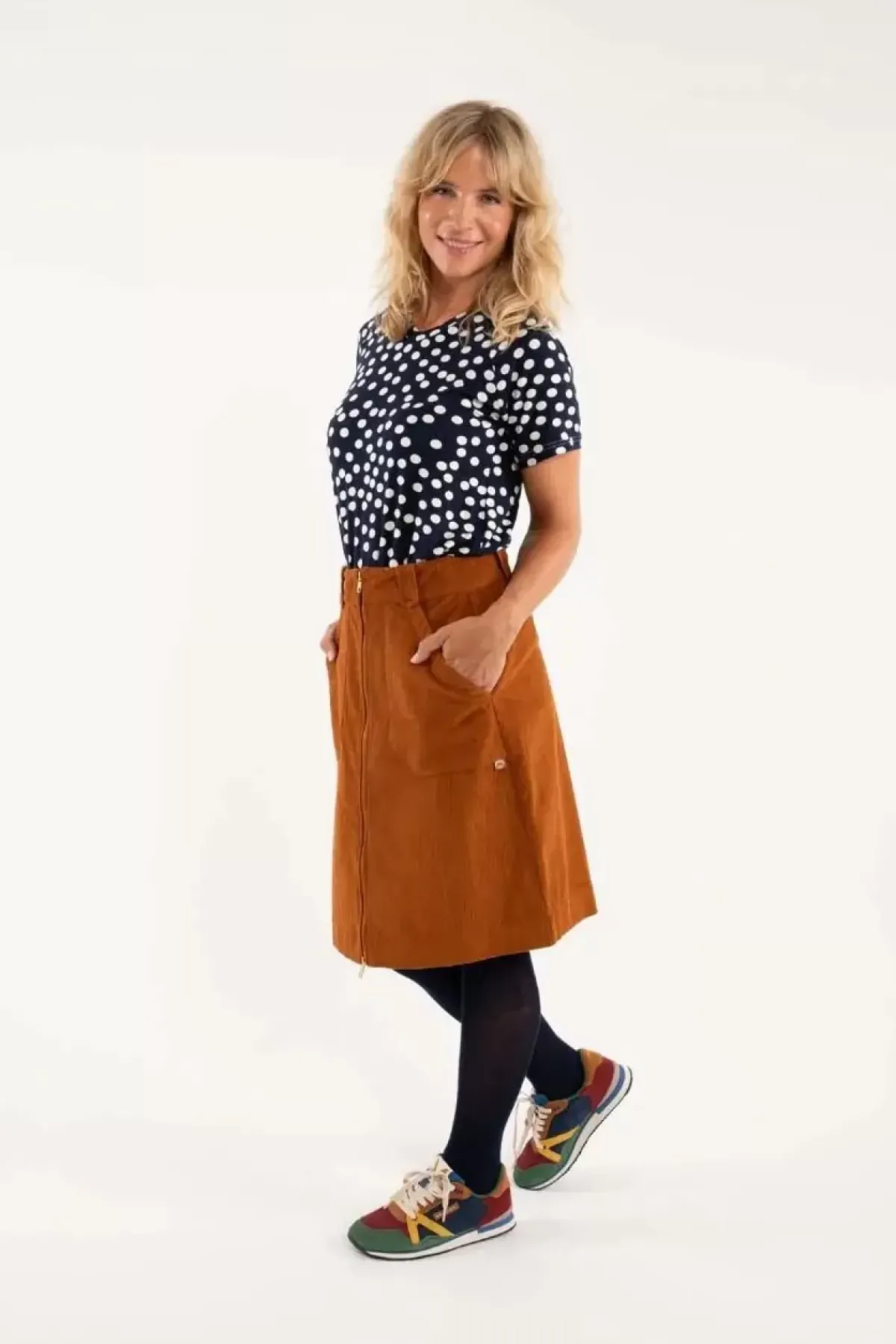 Danefæ Röcke>Danemadelaine Cord Skirt Occer