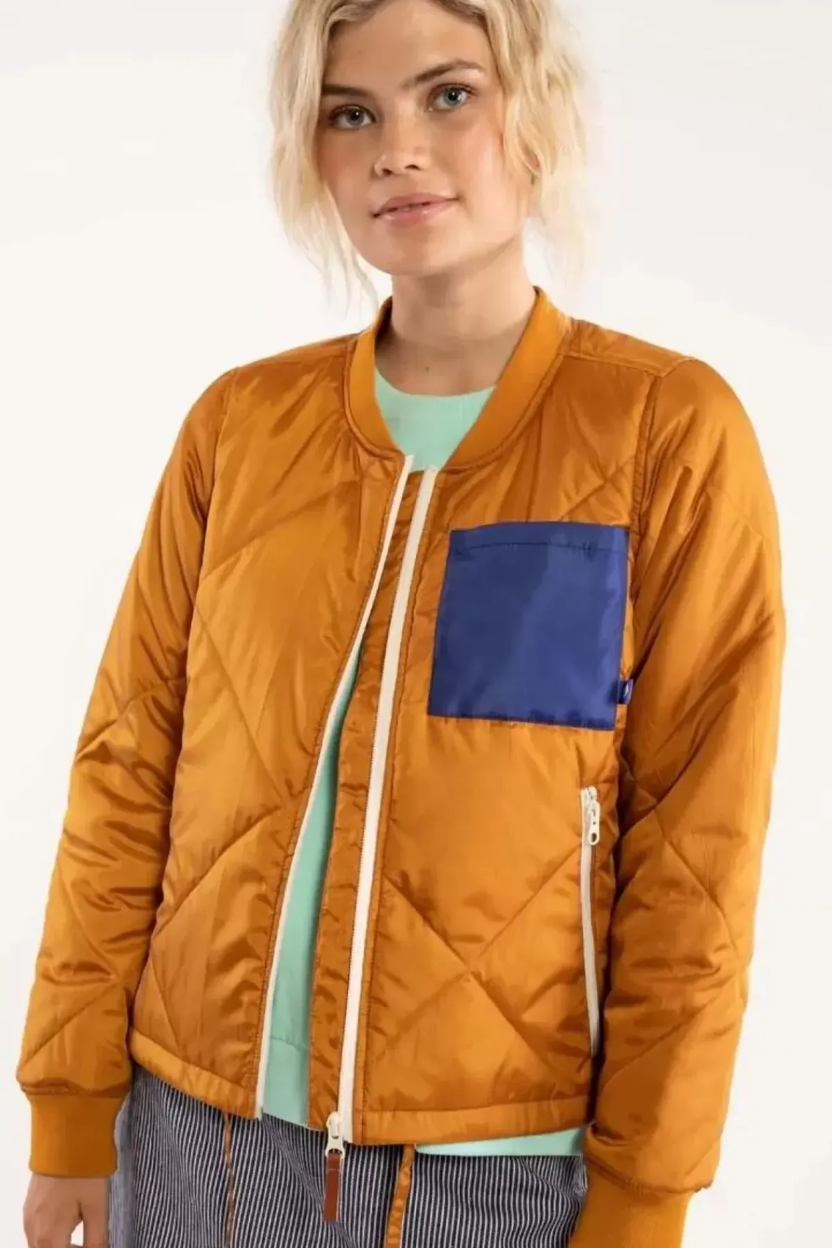 Danefæ Thermokleidung>Danemama Thermo Jacket Occer/Royal Blue