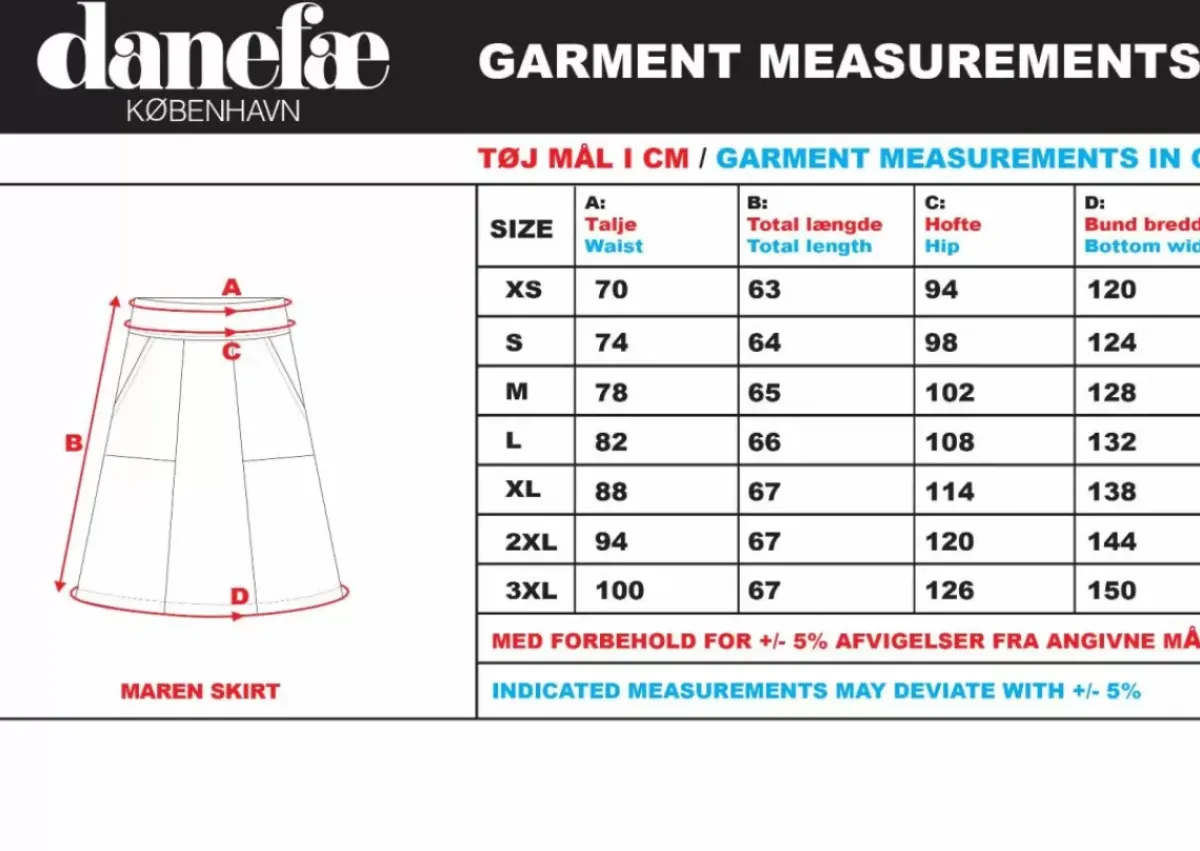 Danefæ Röcke>Danemaren Cord Skirt Dark Duck