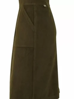 Danefæ Röcke>Danemaren Cord Skirt Olive