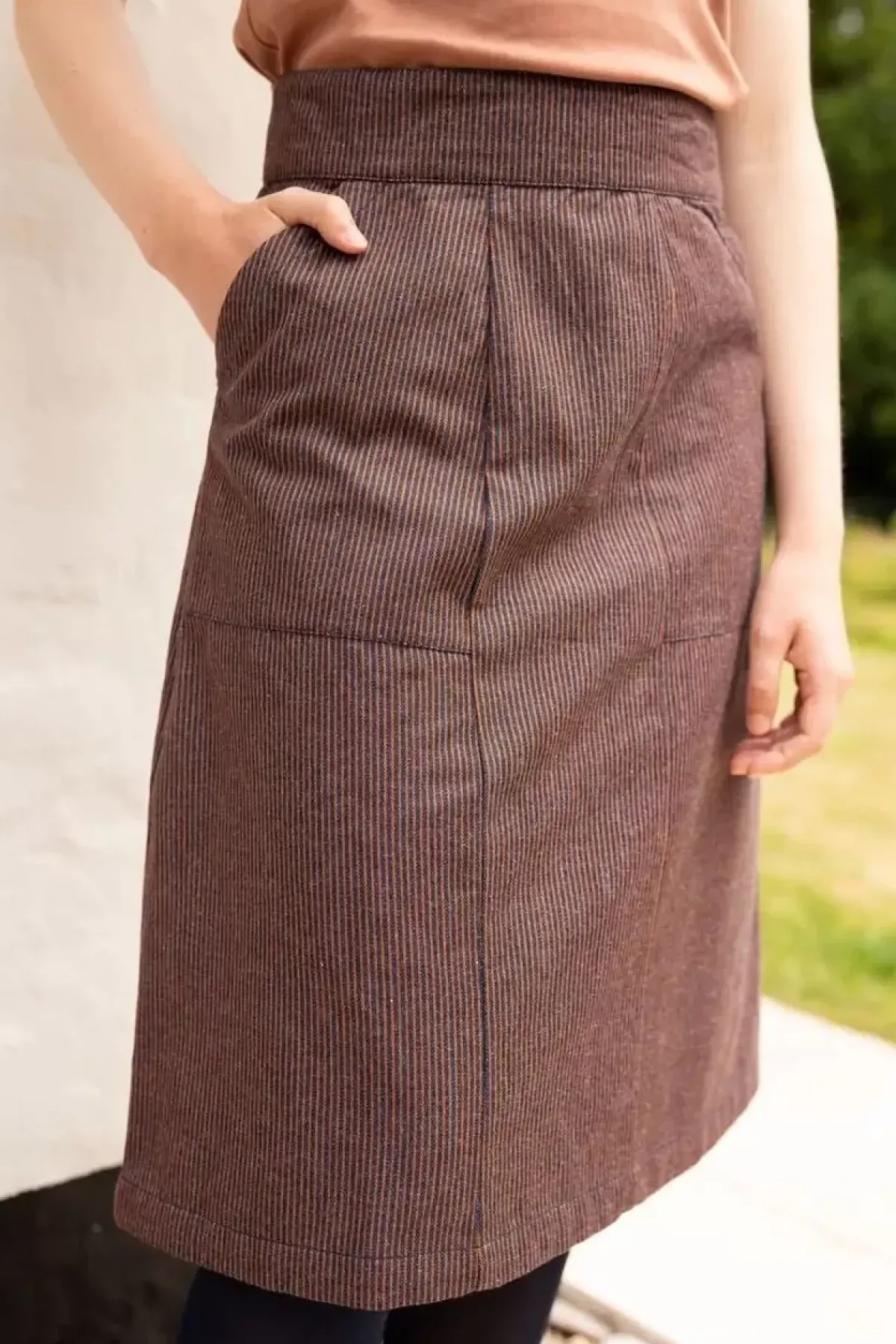 Danefæ Röcke>Danemaren Denim Skirt Dk Navy/Occer