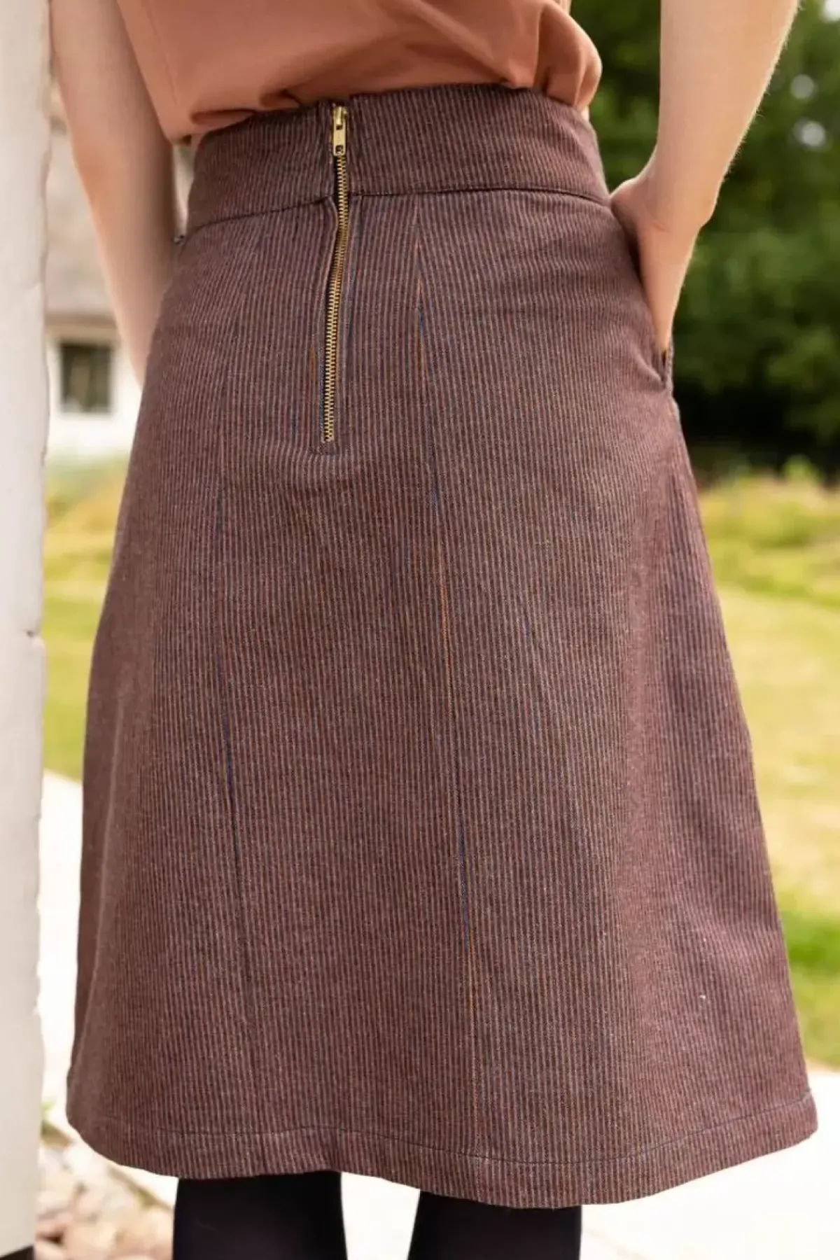 Danefæ Röcke>Danemaren Denim Skirt Dk Navy/Occer