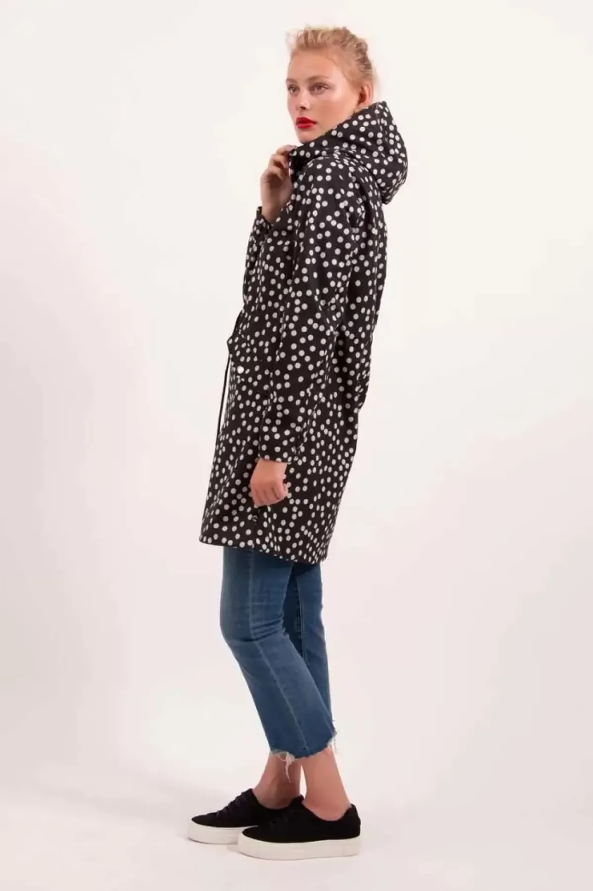 Danefæ Softshell-Jacken>Danemarianne Softshell Black/Offwhite Fundots