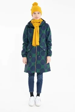 Danefæ Softshell-Jacken>Danemarianne Softshell Dark Army/Dark Navy Megadots