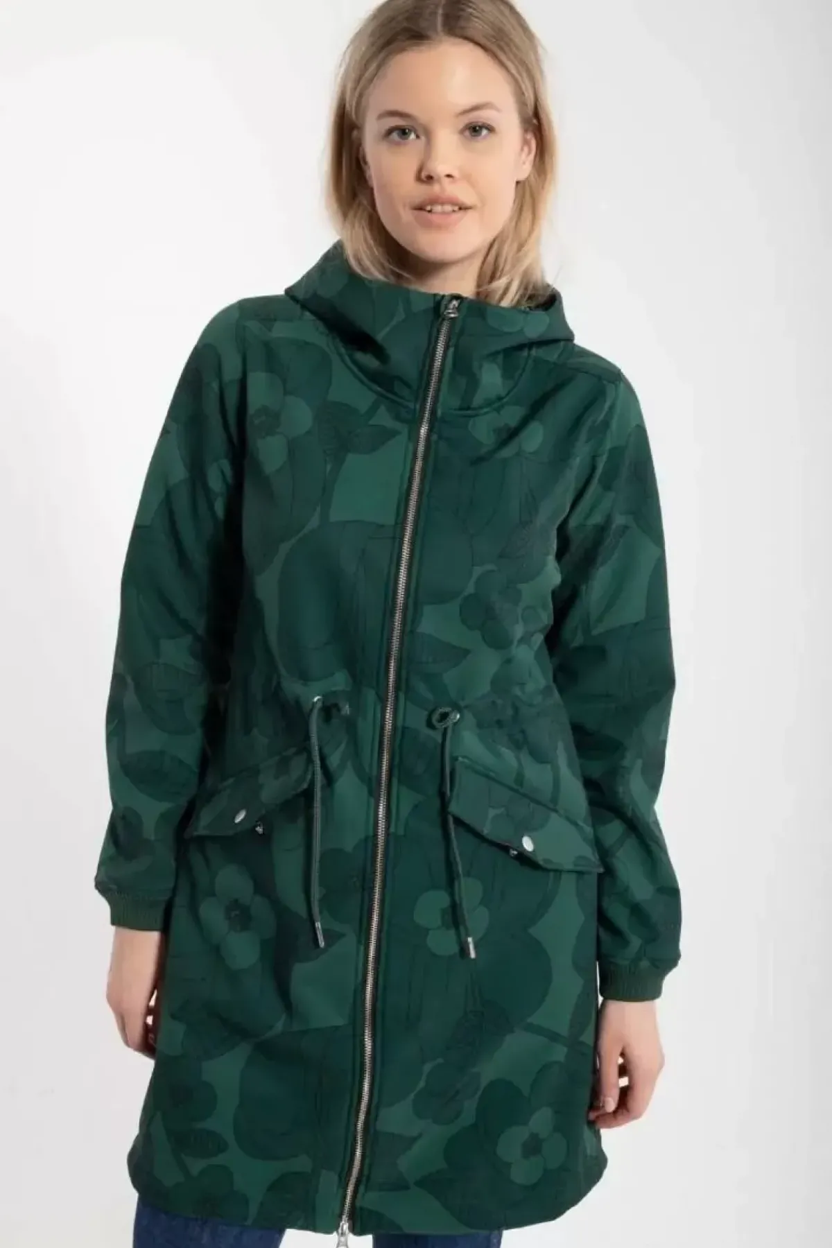 Danefæ Softshell-Jacken>Danemarianne Softshell Deep Forest Bloom Boom