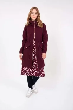 Danefæ Softshell-Jacken>Danemarianne Softshell Dk Bordeaux