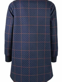 Danefæ Thermokleidung>Danemaude Thermo Coat Navy/Occer Large Plaid