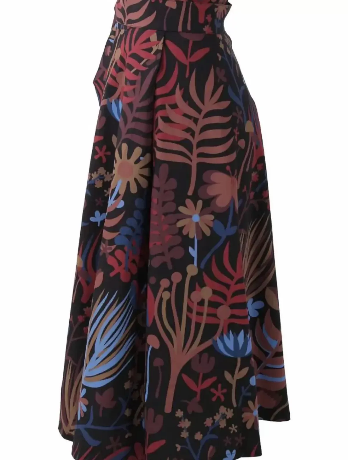 Danefæ Röcke>Danemikkelsen Poplin Skirt Berry/Chocolate Walkabout