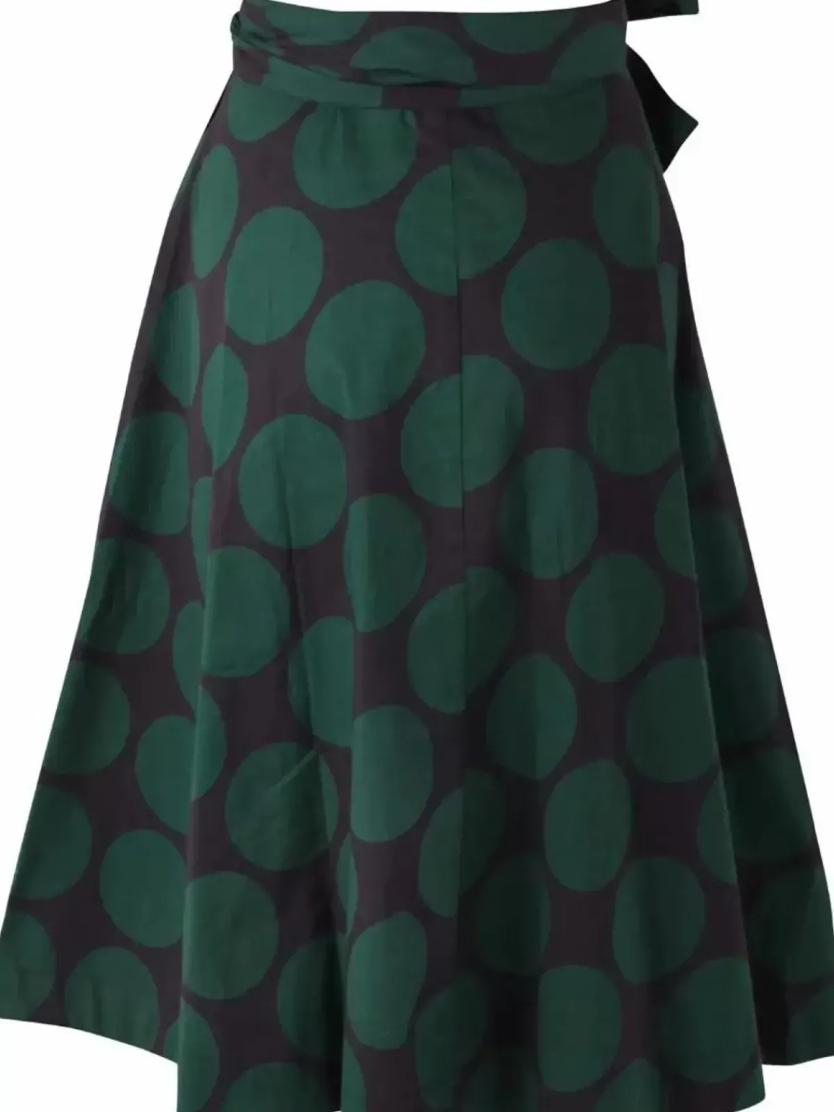 Danefæ Röcke>Danemikkelsen Poplin Skirt Black/Warm Khaki Megadots