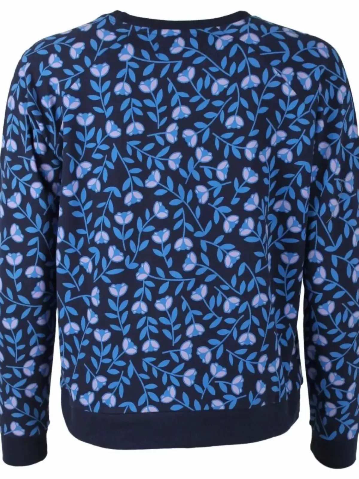 Danefæ Sweatshirts>Danemoster Sweat Navy/Blue Fleurie